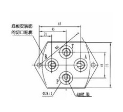 底板/通徑6底板